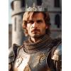 imageSWEETV King Crown for Men Crown for Male Antique Silver Mens Tiara Prince Diadem Royal Medieval Costume Hair Accessories for Cosplay Birthday Knight HalloweenDragon