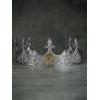 imageSWEETV King Crown for Men Crown for Male Antique Silver Mens Tiara Prince Diadem Royal Medieval Costume Hair Accessories for Cosplay Birthday Knight HalloweenDragon