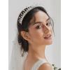 imageSWEETV Princess Tiara for Women Crystal Wedding Tiaras for Bride Silver Crown for Birthday Quinceanera Pageant Party PromCostume Hair Accessories Gift01 Silver