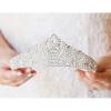 imageSWEETV Anastasia Tiaras and Crowns for Women Wedding Tiara for Bride Rhinestone Queen Crown Silver Crystal Princess Headpieces for Prom Costume PartySilver