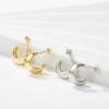 imageSWEETV 925 Sterling Silver Small Hoop Earrings 10mm Tiny Hoop Earrings for Women Hypoallergenic Sleeper HoopsSilverOpen Hoops