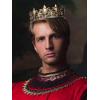 imageSWEETV King Crown for MenGold Mens Tiara Prince DiademRoyal Medieval Cosplay Birthday Prom Halloween Hair AccessoriesOld Gold Clear 1