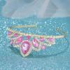 imageSWEETV Princess Tiara for Little GirlsTiara Crown Headband Birthday Party Prom Costume Accessories Gift Toddler Kids Baby01RapunzelPink
