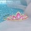 imageSWEETV Princess Tiara for Little GirlsTiara Crown Headband Birthday Party Prom Costume Accessories Gift Toddler Kids Baby01RapunzelPink