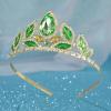 imageSWEETV Princess Tiara for Little GirlsTiara Crown Headband Birthday Party Prom Costume Accessories Gift Toddler Kids Baby03Tiana