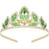 imageSWEETV Princess Tiara for Little GirlsTiara Crown Headband Birthday Party Prom Costume Accessories Gift Toddler Kids Baby03Tiana