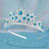 imageSWEETV Princess Tiara for Little GirlsTiara Crown Headband Birthday Party Prom Costume Accessories Gift Toddler Kids Baby09Elsa