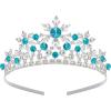 imageSWEETV Princess Tiara for Little GirlsTiara Crown Headband Birthday Party Prom Costume Accessories Gift Toddler Kids Baby09Elsa