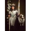 imageSWEETV Royal Gold Queen Crown for Women Wedding Pageant Crown Costume Party Accessories for Birthday Halloween Babyshower Genevievefor Adult