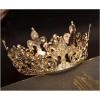 imageSWEETV Royal Gold Queen Crown for Women Wedding Pageant Crown Costume Party Accessories for Birthday Halloween Babyshower Genevievefor Adult