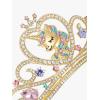 imageSWEETV Unicorn Princess Tiaras for Girls Crystal Kids Crown Headband Birthday Party Hats Halloween Costume Hair Accessories01Gold
