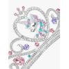 imageSWEETV Unicorn Princess Tiaras for Girls Crystal Kids Crown Headband Birthday Party Hats Halloween Costume Hair Accessories01Silver