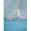 imageSWEETV Unicorn Princess Tiaras for Girls Crystal Kids Crown Headband Birthday Party Hats Halloween Costume Hair Accessories02Silver
