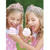 imageSWEETV Unicorn Princess Tiaras for Girls Crystal Kids Crown Headband Birthday Party Hats Halloween Costume Hair AccessoriesLight Pink