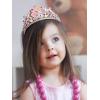 imageSWEETV Unicorn Princess Tiaras for Girls Crystal Kids Crown Headband Birthday Party Hats Halloween Costume Hair AccessoriesLight Pink