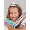 imageSWEETV Unicorn Princess Tiaras for Girls Crystal Kids Crown Headband Birthday Party Hats Halloween Costume Hair AccessoriesSilver
