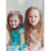 imageSWEETV Unicorn Princess Tiaras for Girls Crystal Kids Crown Headband Birthday Party Hats Halloween Costume Hair AccessoriesSilver