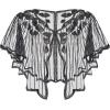 imageSWEETV Womens 1920s Shawl WrapsSequin Beaded Flapper Evening Shawls for women formalPartyWeddingFormalHarlem nightBlack 3