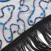 imageSWEETV Womens 1920s Shawl WrapsSequin Beaded Flapper Evening Shawls for women formalPartyWeddingFormalHarlem nightBlack Blue