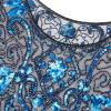 imageSWEETV Womens 1920s Shawl WrapsSequin Beaded Flapper Evening Shawls for women formalPartyWeddingFormalHarlem nightBlack Blue