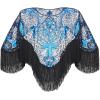 imageSWEETV Womens 1920s Shawl WrapsSequin Beaded Flapper Evening Shawls for women formalPartyWeddingFormalHarlem nightBlack Blue