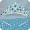 imageSWEETV Princess Tiara for Little GirlsTiara Crown Headband Birthday Party Prom Costume Accessories Gift Toddler Kids Baby09Elsa