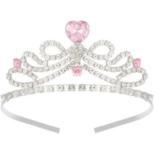 imageSWEETV Princess Tiara for Little GirlsTiara Crown Headband Birthday Party Prom Costume Accessories Gift Toddler Kids Baby02Sleeping Beauty