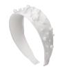 imageSWEET Pearl bridal Headbands for Women bride headband Wide Wedding Headbands for bridal hair accessories white Fashion Headband for Partyprombirthdayholiday