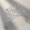 imageSWEETV Crowns for Women Crystal Bubble Tiara Witch Bubble Crown Bride Royal Queen Headband Princess Headpieces for Women Cosplay Prom Birthday Party CrownsSilver