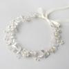 imageSWEETV Flower Girl Headpiece Silver Wedding Headband for Girls Princess Flowers Hair Accessories for Birthday Party