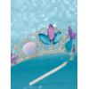 imageSWEETV Mermaid Crown Princess Tiaras for Girls Little Mermaid Kids Tiara Headband for Birthday Cosplay Party Gift