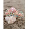 imageSWEETV Mermaid Crown Princess Tiaras for Women Girls Shell Little Mermaid Crowns for Birthday Cosplay Party Gift Psychedelic Undersea
