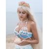 imageSWEETV Mermaid Crown Princess Tiaras for Women Girls Shell Little Mermaid Crowns for Birthday Cosplay Party Gift Psychedelic Undersea