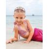 imageSWEETV Mermaid Princess Tiara for Little girls Girls Princess Crystal Tiara Crown Headband Birthday Party Prom Costume Cosplay Accessories Gift HalloweenHairpiece for Girls Toddler Kids BabyPink01Pink