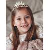 imageSWEETV Princess Tiara for Little Girls Kids Birthday Tiara Headband Flower Girls Crown Diadem Crystal Cosplay Dress up Halloween Costume Hair Accessories 83 Aurora BorealisGold
