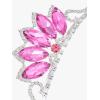 imageSWEETV Princess Tiara for Little Girls Kids Birthday Tiara Headband Flower Girls Crown Diadem Crystal Cosplay Dress up Halloween Costume Hair Accessories 83 PinkSilver