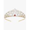 imageSWEETV Princess Tiara for Little Girls Kids Birthday Tiara Headband Flower Girls Crown Diadem Crystal Cosplay Dress up Halloween Costume Hair Accessories 82 ClearGold