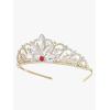 imageSWEETV Princess Tiara for Little Girls Kids Birthday Tiara Headband Flower Girls Crown Diadem Crystal Cosplay Dress up Halloween Costume Hair Accessories 82 ClearGold