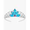 imageSWEETV Princess Tiara for Little Girls Kids Birthday Tiara Headband Flower Girls Crown Diadem Crystal Cosplay Dress up Halloween Costume Hair Accessories 82 BlueSilver