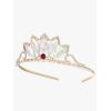 imageSWEETV Princess Tiara for Little Girls Kids Birthday Tiara Headband Flower Girls Crown Diadem Crystal Cosplay Dress up Halloween Costume Hair Accessories 83 Aurora BorealisGold