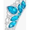 imageSWEETV Princess Tiara for Little Girls Kids Birthday Tiara Headband Flower Girls Crown Diadem Crystal Cosplay Dress up Halloween Costume Hair Accessories 81 BlueSilver