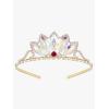 imageSWEETV Princess Tiara for Little Girls Kids Birthday Tiara Headband Flower Girls Crown Diadem Crystal Cosplay Dress up Halloween Costume Hair Accessories 83 Aurora BorealisGold