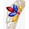 imageSWEETV Princess Tiara for Little Girls Kids Birthday Tiara Headband Flower Girls Crown Diadem Crystal Cosplay Dress up Halloween Costume Hair Accessories 82 MulticolorGold