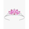 imageSWEETV Princess Tiara for Little Girls Kids Birthday Tiara Headband Flower Girls Crown Diadem Crystal Cosplay Dress up Halloween Costume Hair Accessories 83 PinkSilver