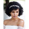 imageSWEETV Rhineshtone Bridal Headband for Wedding Tiara for Bride Headpiece wedding Hair Accessories for Women Girl