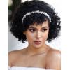 imageSWEETV Rhinestone Bridal Headband Silver Wedding Headpiece for Bride Crystal bridal hair pieces for Wedding Hair Accessories for Women Girl