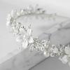 imageSWEETV Rhinestone Bridal Headband Silver Wedding Headpiece for Bride Crystal bridal hair pieces for Wedding Hair Accessories for Women Girl