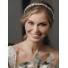 imageSWEETV Rhinestone Wedding Headband Hair Vine Headpieces Silver Birdal Hair Accessories for BridesSilver