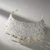 imageSWEETV Tiara Crown for Women Wedding Tiara for Bride Crystal Princess Headpiece Girls Quinceanera Prom Pageant Crown Diadem Silver