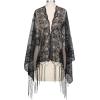 imageSWEETV Womens 1920s Long Shawl WrapsSequin Flapper Evening Shawls for women formalPartyWeddingFormalHarlem nightBlack 3